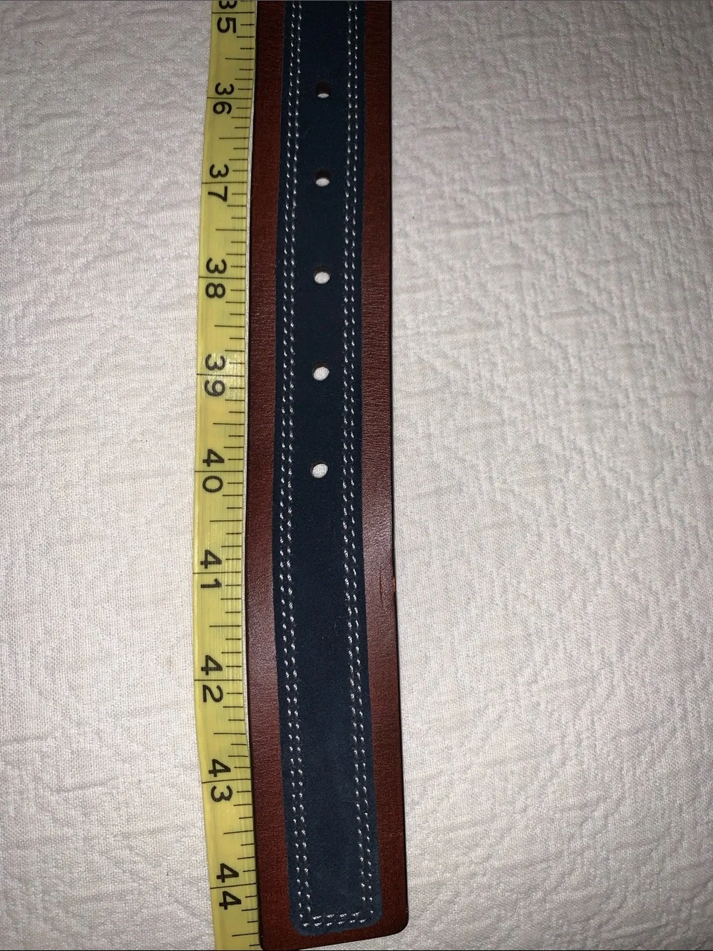 Johnston and Murphy, black and brown belt, leather and suede size 36